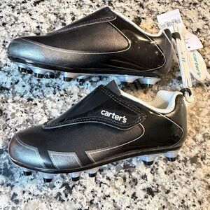 Carter's Black and Silver Men's Athletic Soccer Cleats